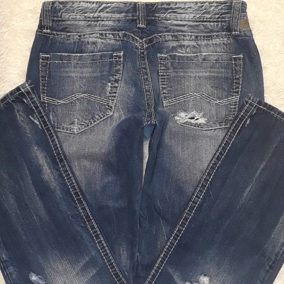 "Rivet De Cru Jeans". Men's Size: W34x34L - Picture 3 of 9